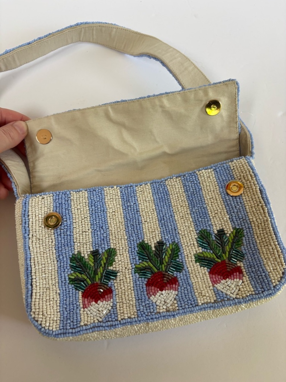 NWOT Anthropologie The Fiona Beaded Bag - Picture 11 of 16